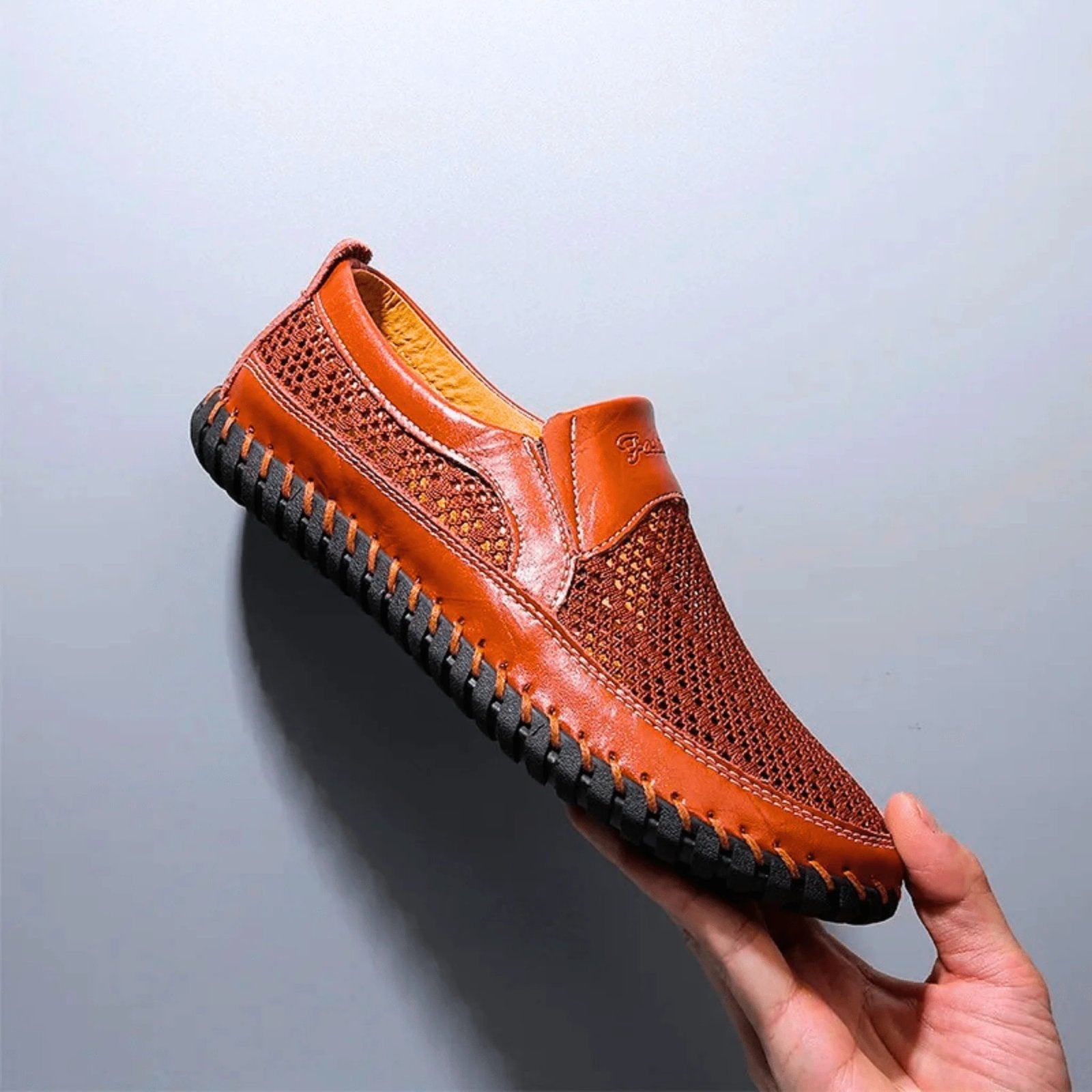Percival™ | Breathable Leather Slip-On Shoes