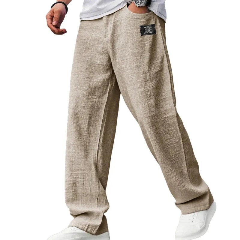 Remington™ | Lightweight Cotton Straight-Leg Trousers