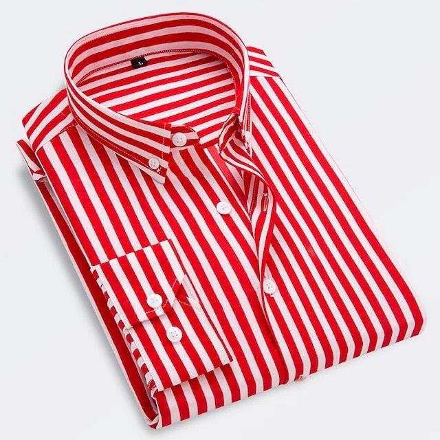 Montgomery™ | Cotton-Blend Striped Button-Down Shirt