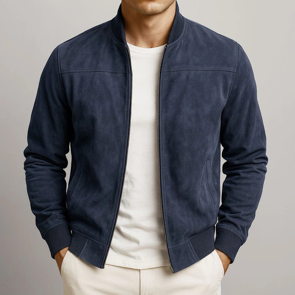 Drake™- Premium Suede Structured Men's Jacket