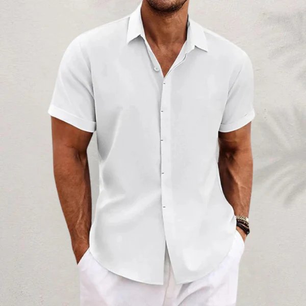 Benjamin™ | Breathable Cotton Button-Down Collar Shirt