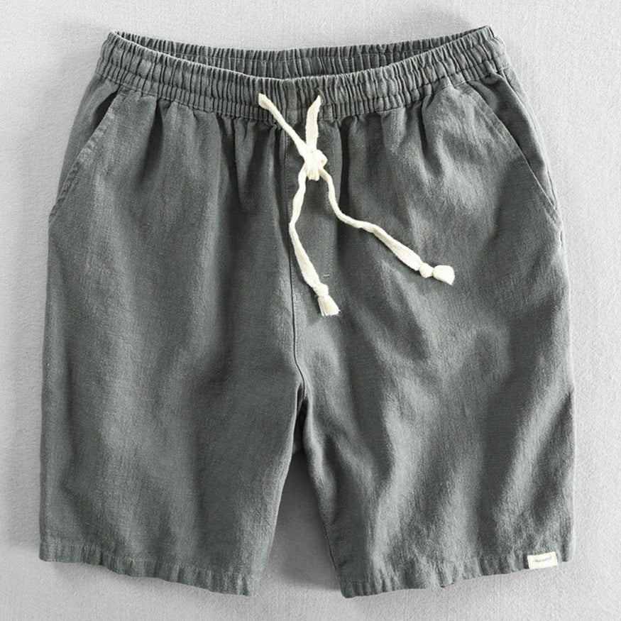 Benedict™ | Cotton Blend Elastic Waist Japan-Style Shorts