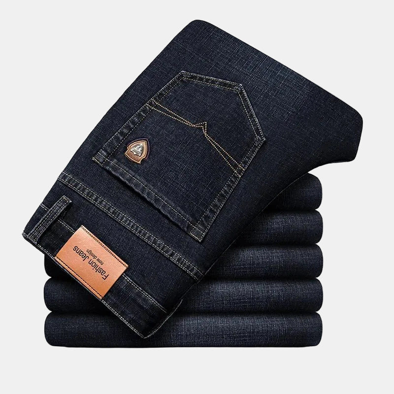 Livingston™ | Stretch Cotton Structured Fit Denim Jeans