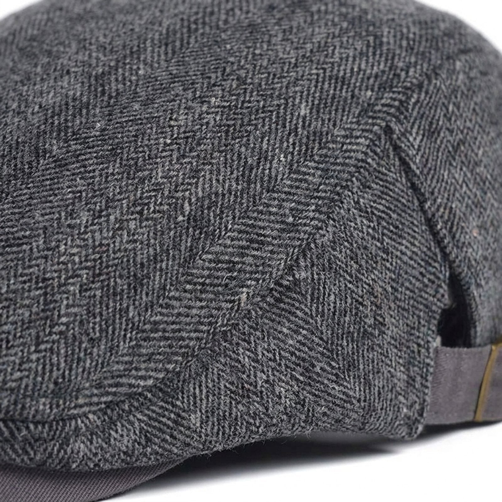 Hugo™ | Modern Herringbone Pattern Flat Cap