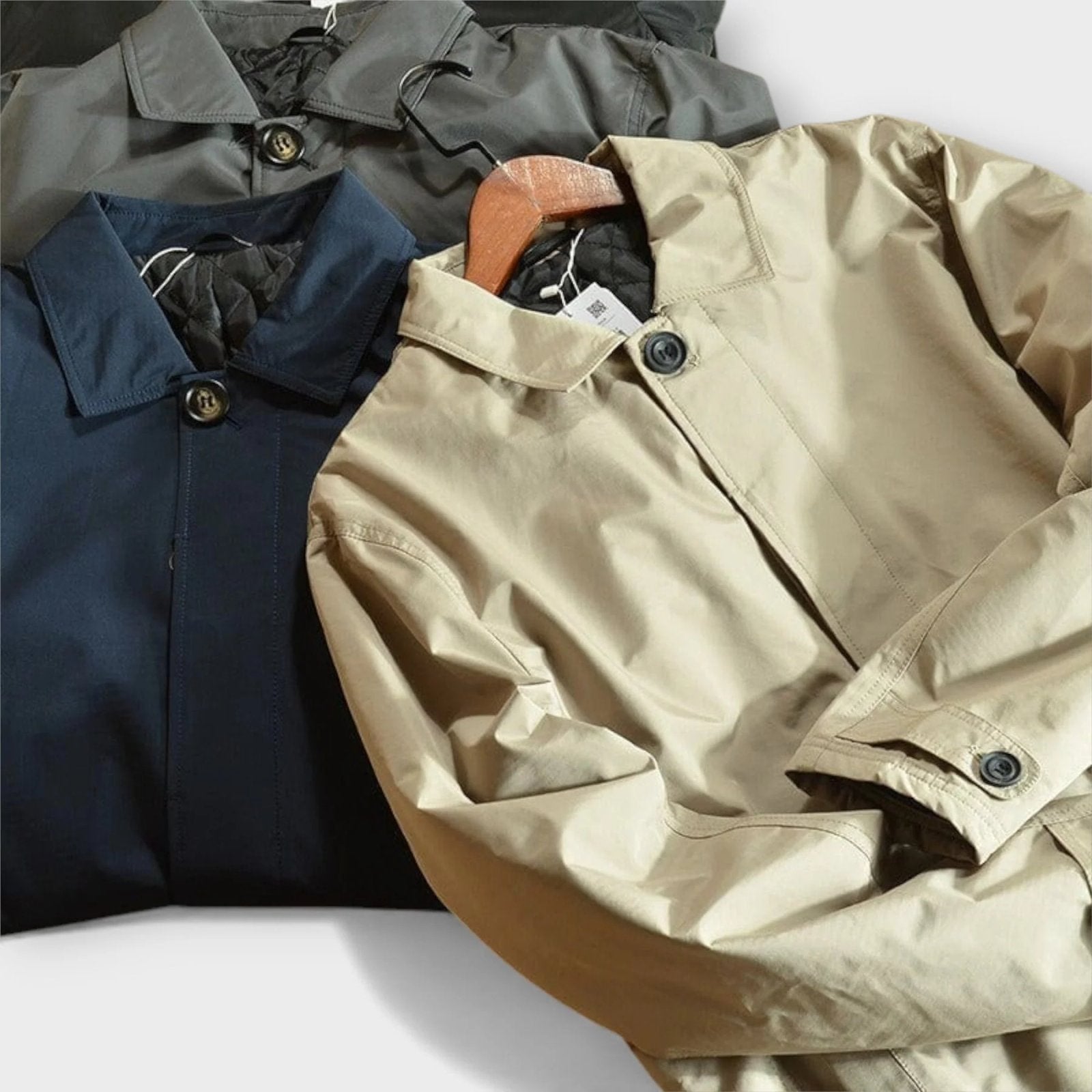 Cesar™ | Water-Resistant Wool-Blend Men's Coat