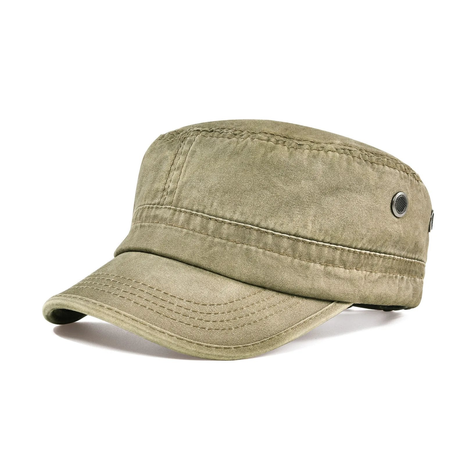 Sinclair™ | Vintage Military-Style Cap with Durable Fabric
