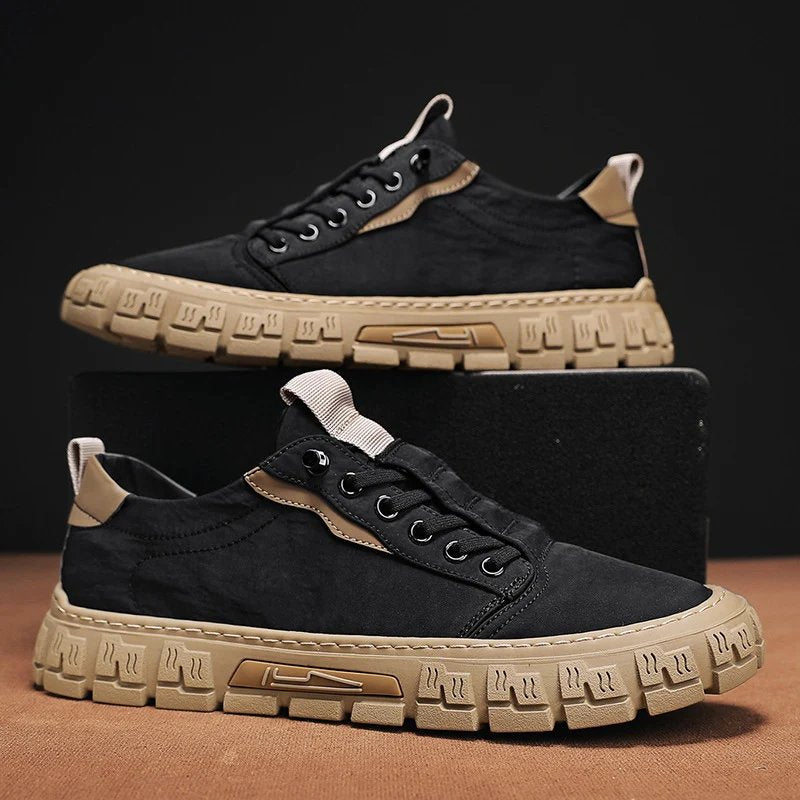 Franklin™ | Breathable Canvas Cushioned Casual Sneakers