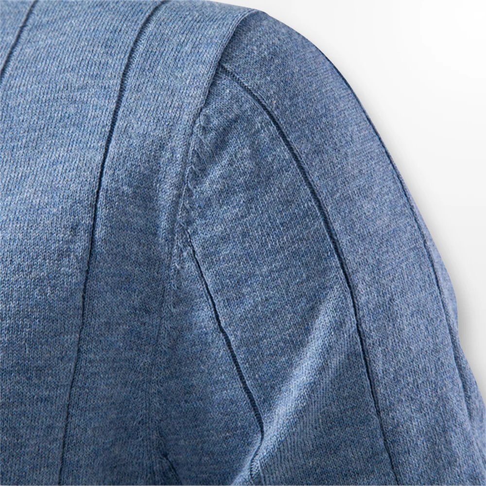 Colin™ | Ribbed Cotton Knit Crewneck T-Shirt