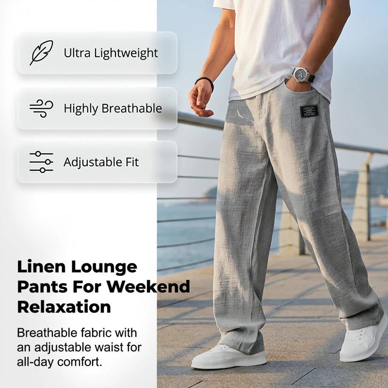 Remington™ | Lightweight Cotton Straight-Leg Trousers