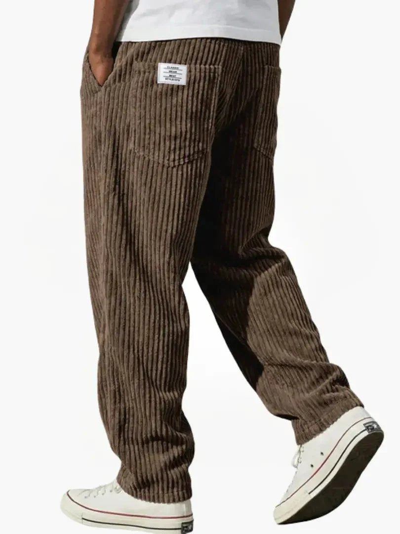 Christopher™ | Elastic Waistband Corduroy Trousers