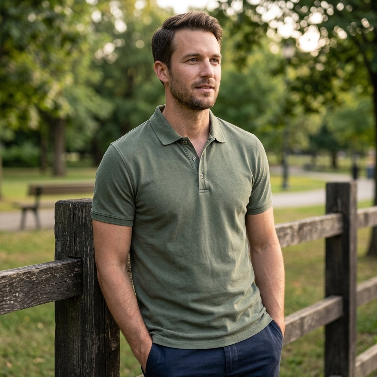 Edmund™ | Cotton Button-Collar Casual Polo Shirt