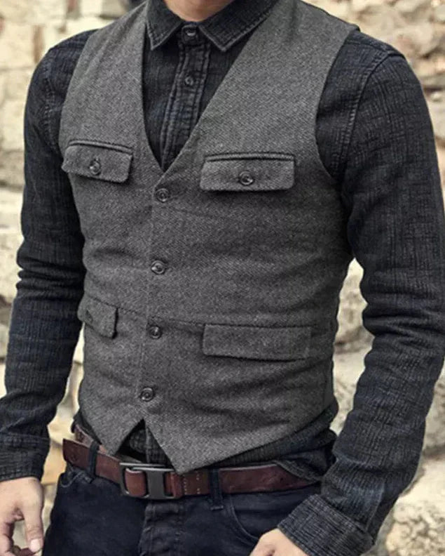 Vincent® | Olive Green Winter Cardigan, Effortless And Stylish