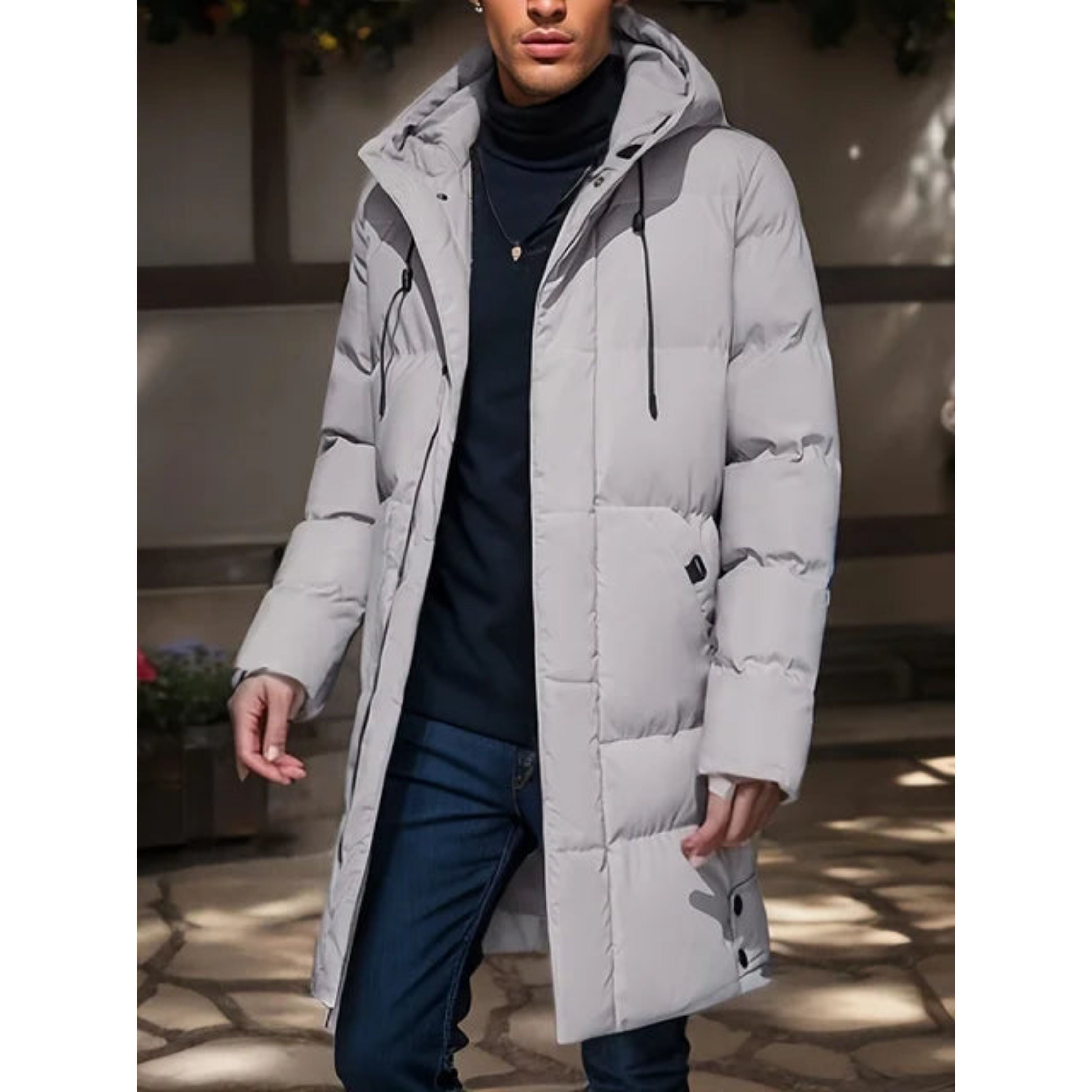 Lee® | Men's winter jacket puffer with hood