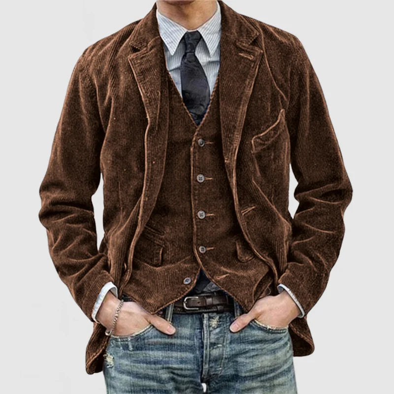 Thiago® | Corduroy Blazer And Waistcoat