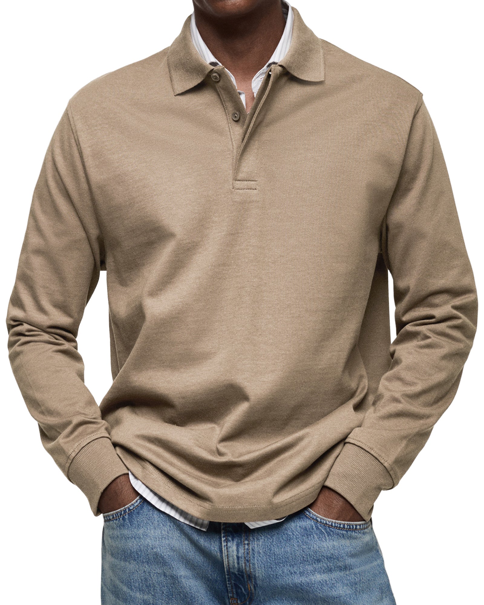 Elliot® | Casual Polo Shirt With Long Sleeves