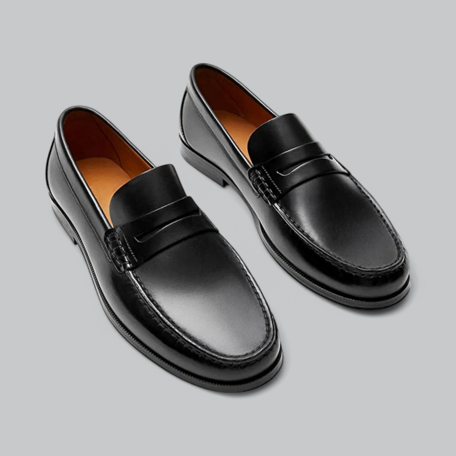 Nikolas | Chic Leather Penny Loafers