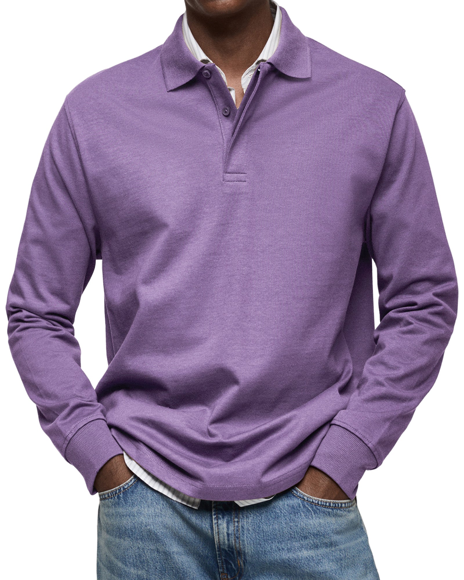 Elliot® | Casual Polo Shirt With Long Sleeves