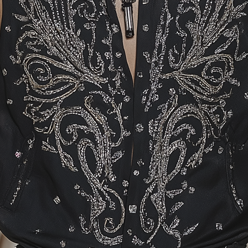 Manuel | Men'S Summer Fashion Embroidery Cotton Blend Sleeveless Shirt