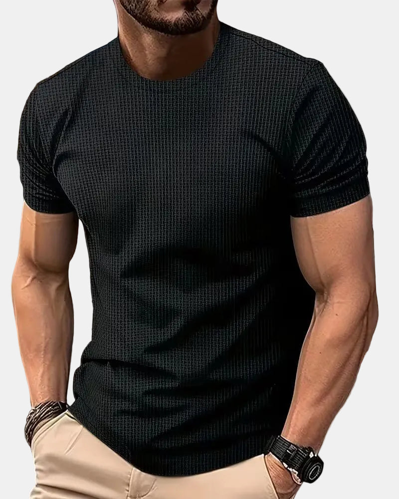 Brody™ | Waffle Knit Short Sleeve Shirt