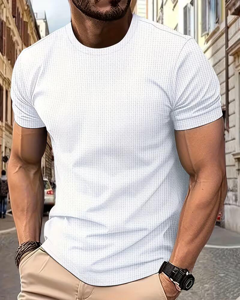 Brody™ | Waffle Knit Short Sleeve Shirt