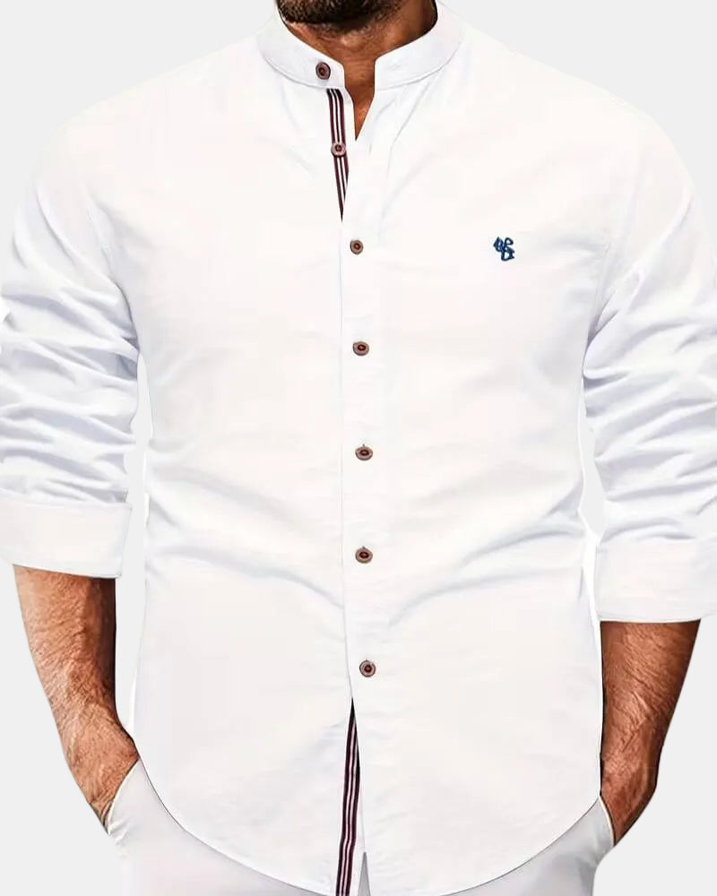 Cole™ | Stand Up Collar Long Sleeve Shirt