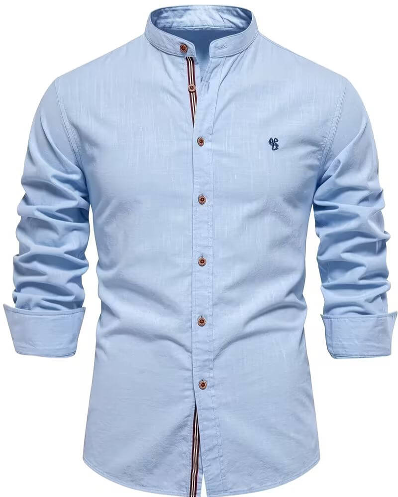 Cole™ | Stand Up Collar Long Sleeve Shirt