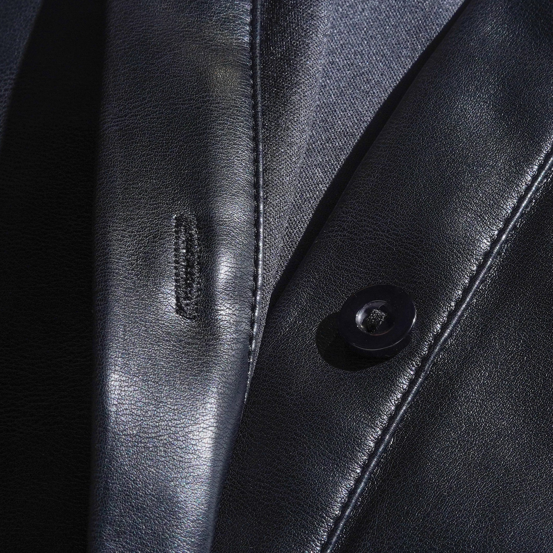 Men's Classic Casal SliFit Leather Long Sleeve Shirt