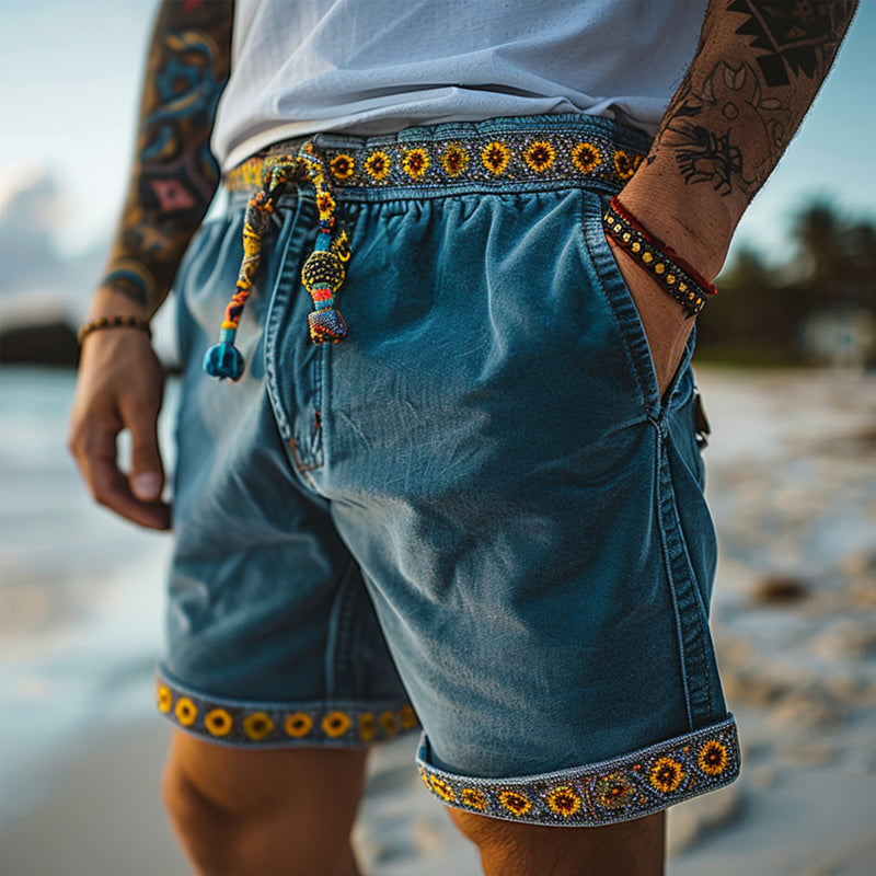Kaleb® | Vintage Linen Shorts