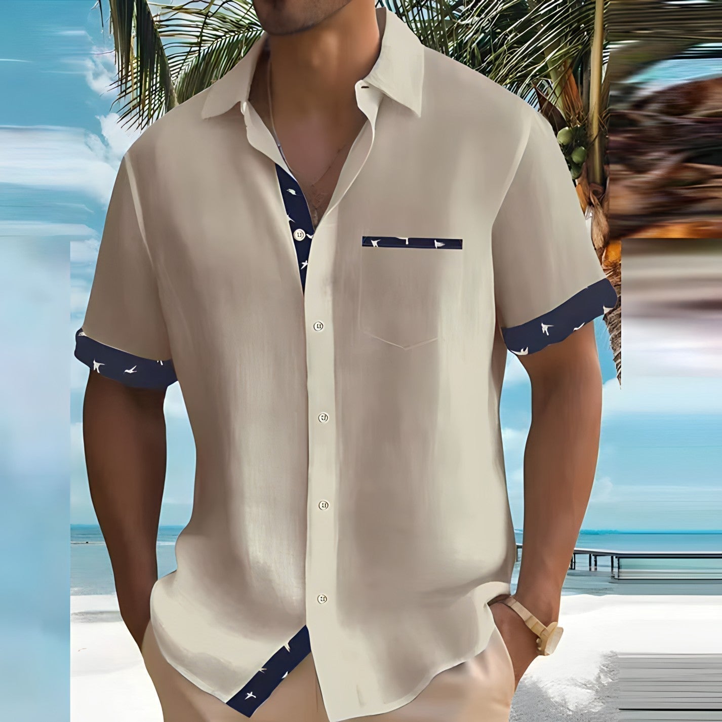 Moses® | Men'S Streetwear Casual Shirt