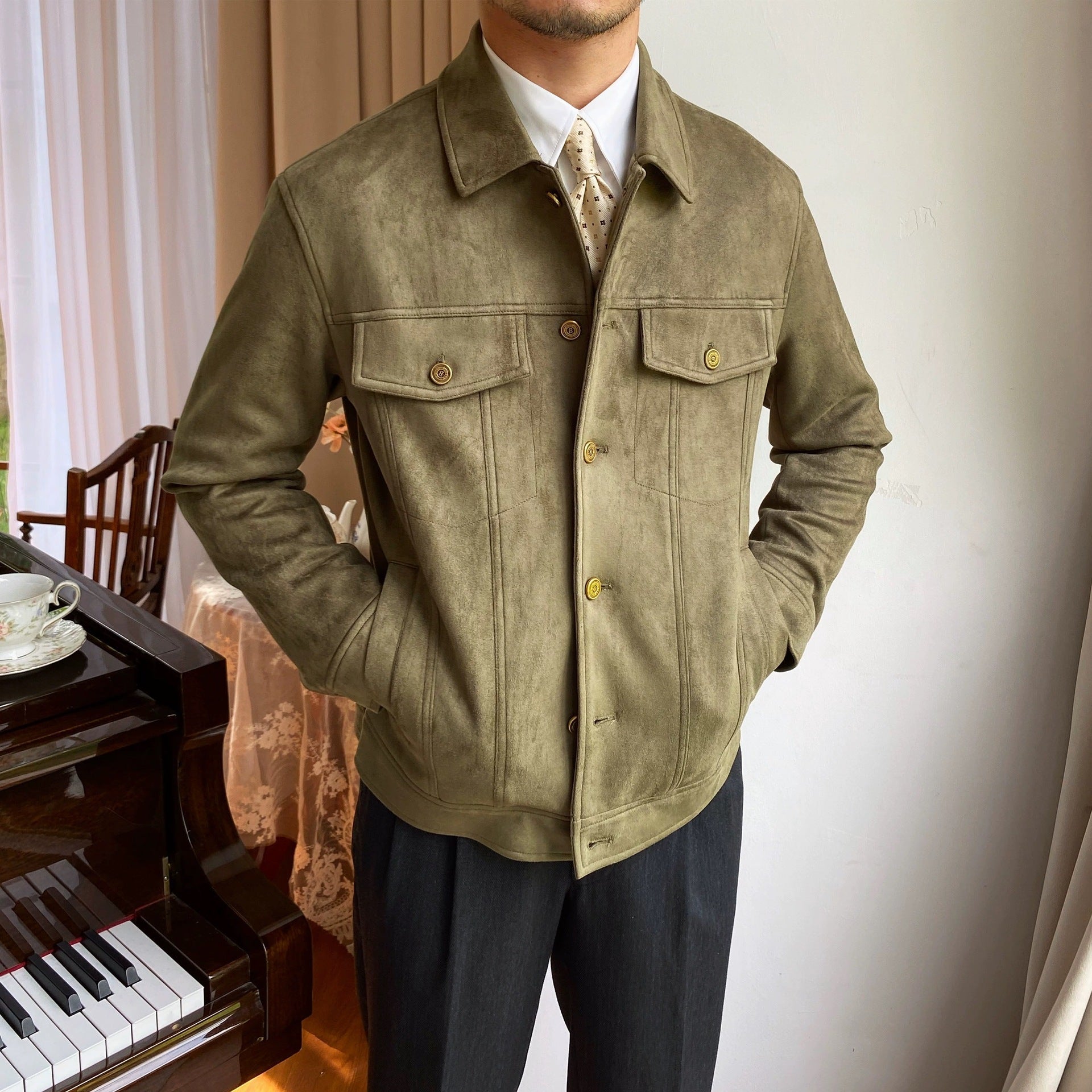 Abdul® | Suede Utility Jacket