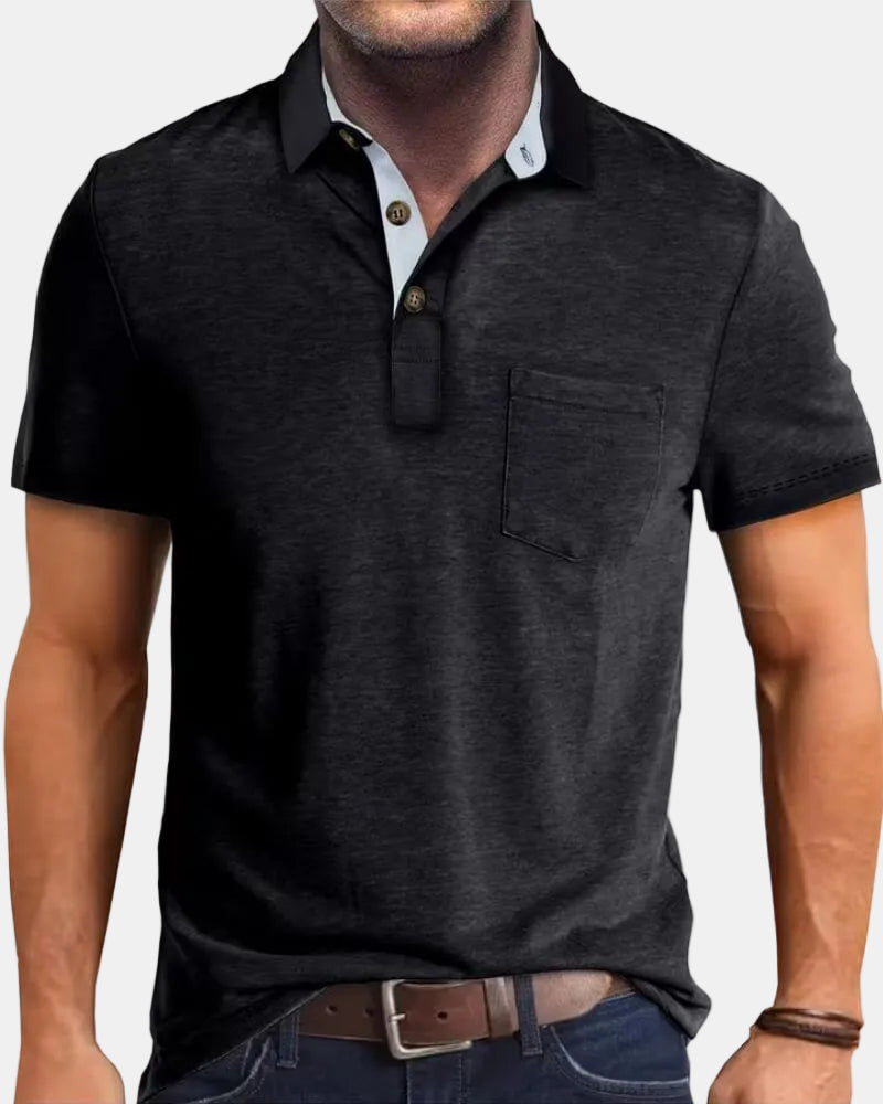 Raiden™ | Short Sleeve Button Polo Shirt