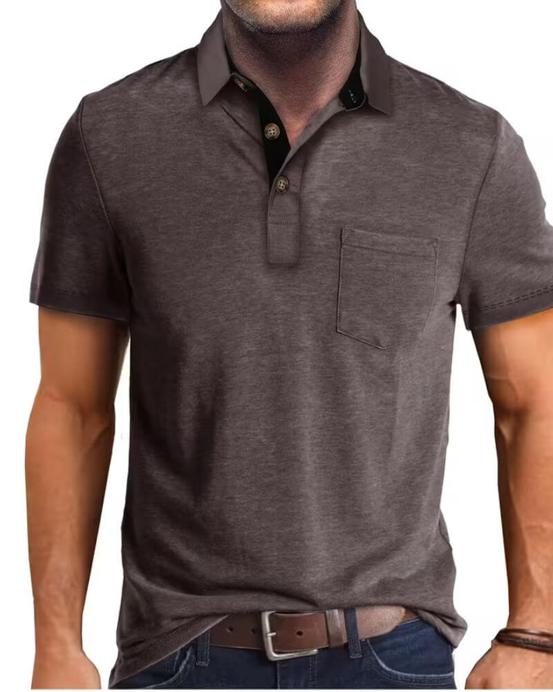 Raiden™ | Short Sleeve Button Polo Shirt