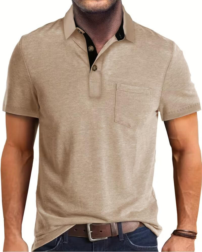 Raiden™ | Short Sleeve Button Polo Shirt
