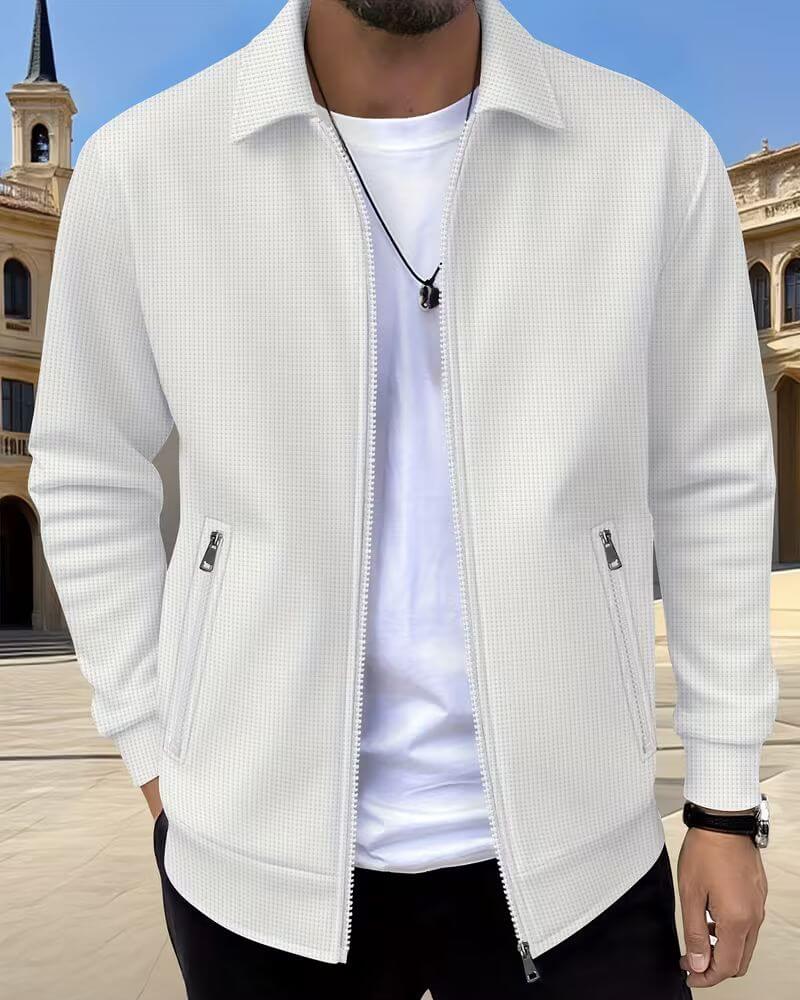 Jaxon™ | Textured Casual Athletic Jacket