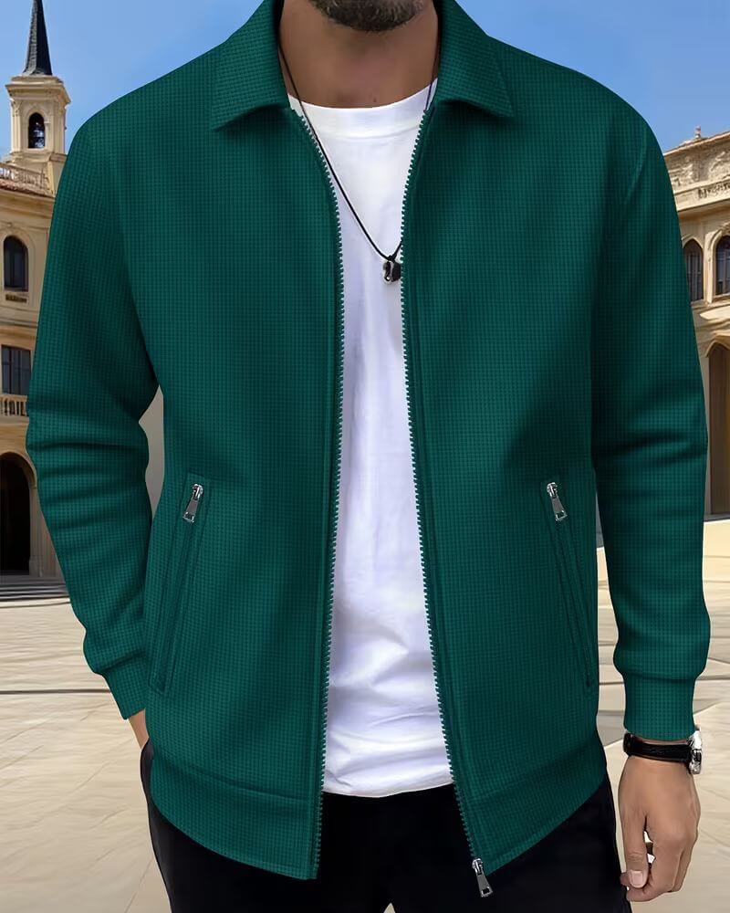 Jaxon™ | Textured Casual Athletic Jacket