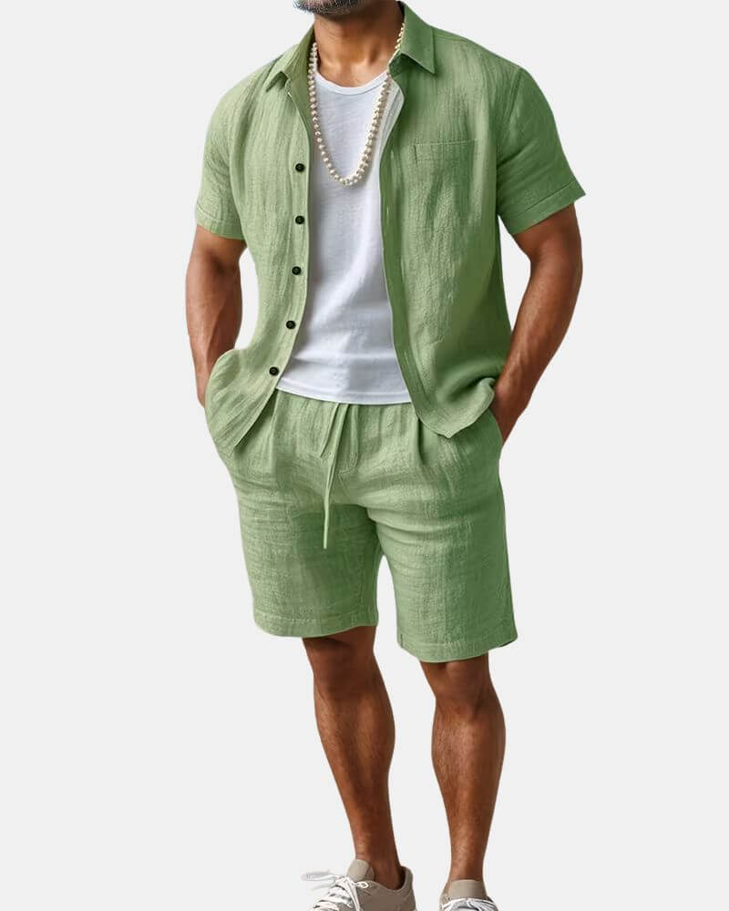 Russell™ | Quick Dry Summer Shirt and Shorts Set