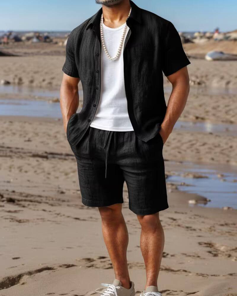 Russell™ | Quick Dry Summer Shirt and Shorts Set