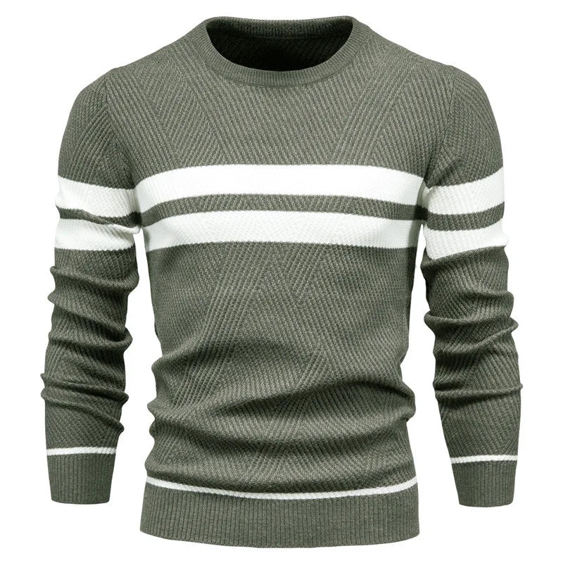 Elías® | Autumn Patchwork Sweater For Men
