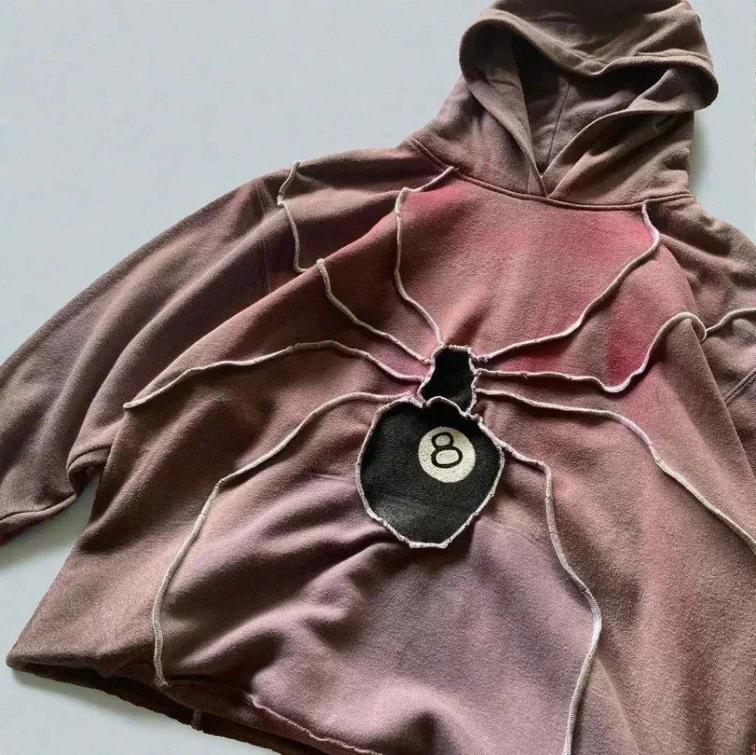 Zacharias® | Spider Patchwork Hoodie