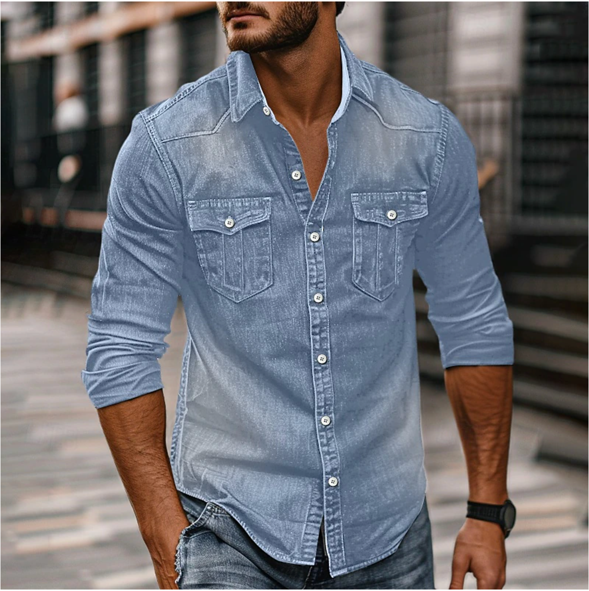 Joss® | Denim Shirt For Men
