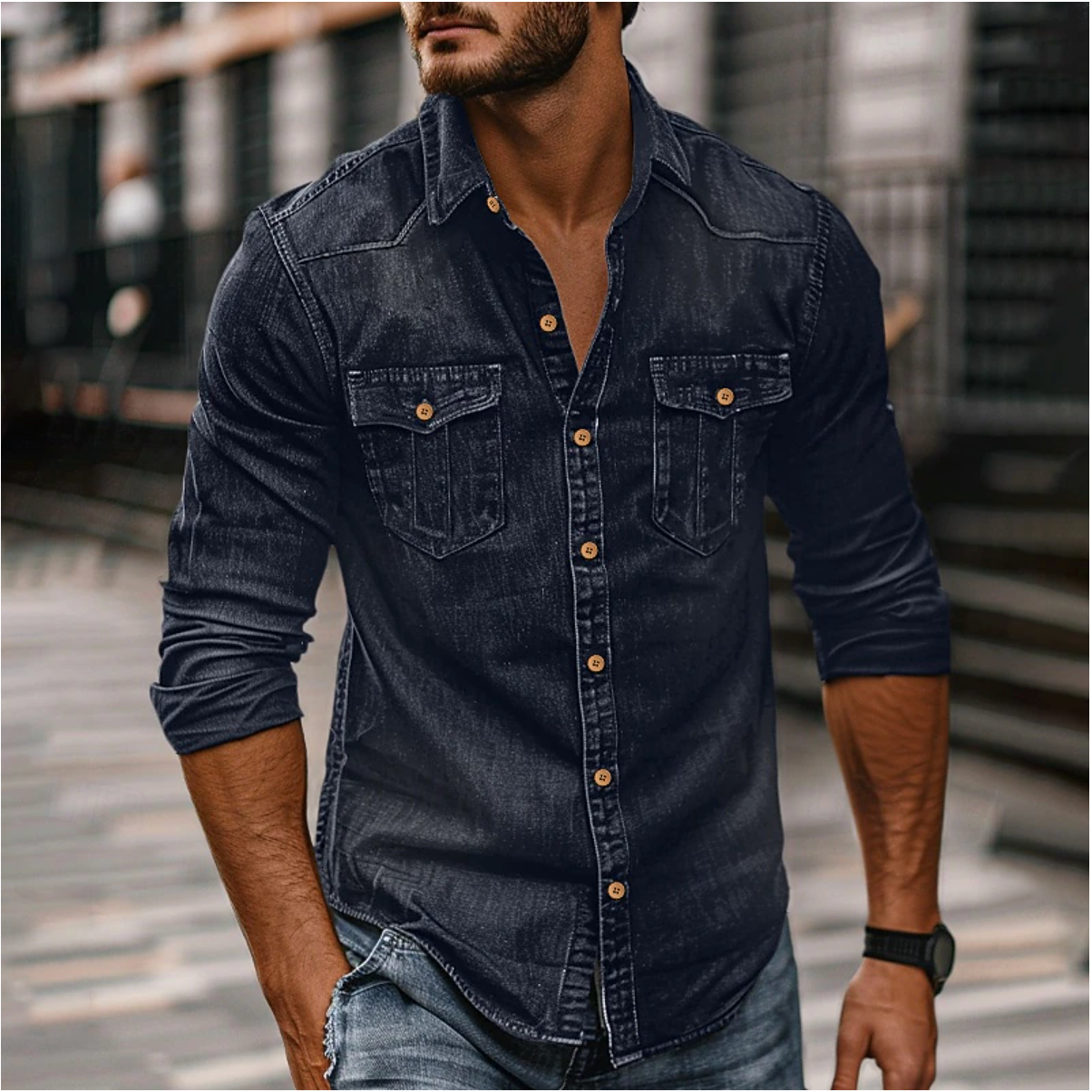 Joss® | Denim Shirt For Men