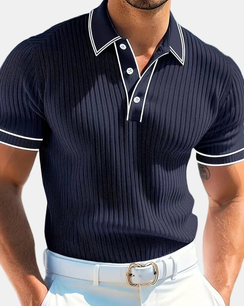 Sean™ | Button Collar Summer Polo Shirt