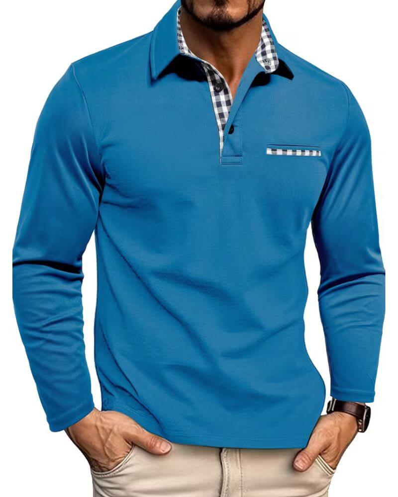 Troy™ | Comfortable Plaid Collar Long Sleeve Shirt