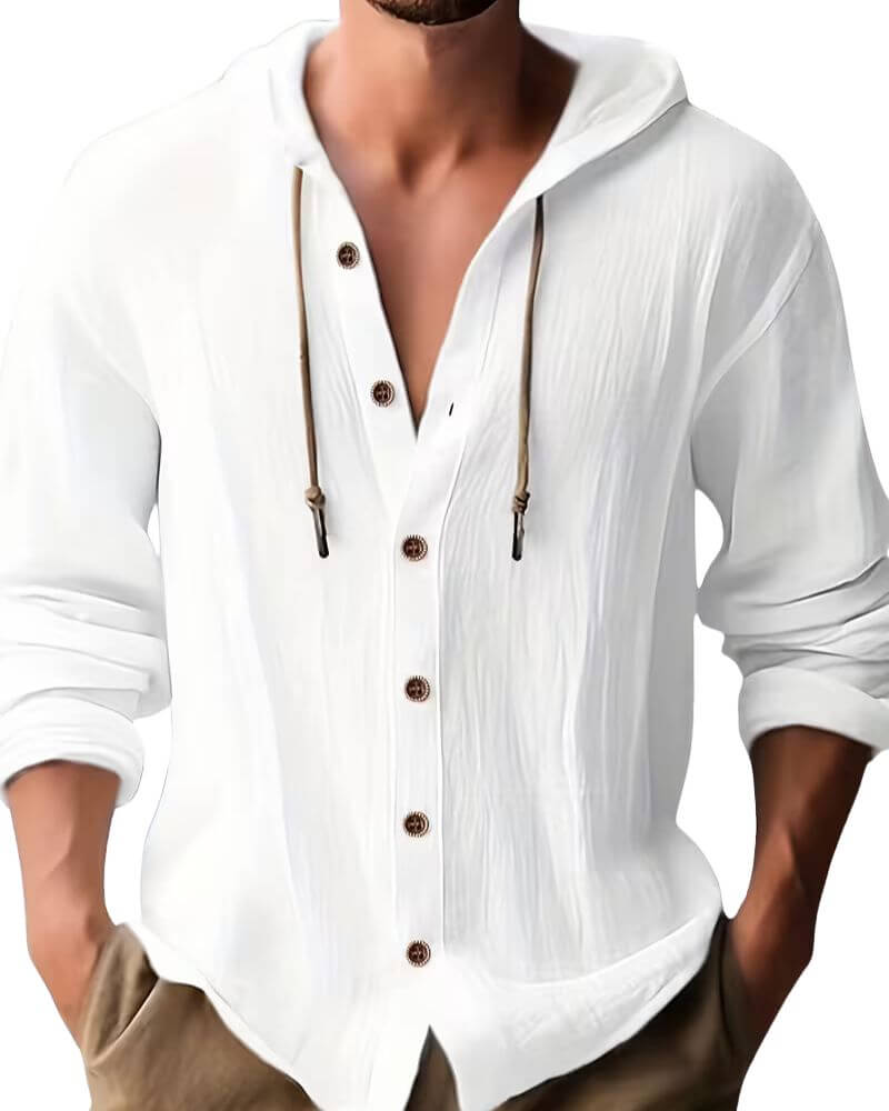 Walter™ | Lightweight Hooded Long Sleeve Shirt