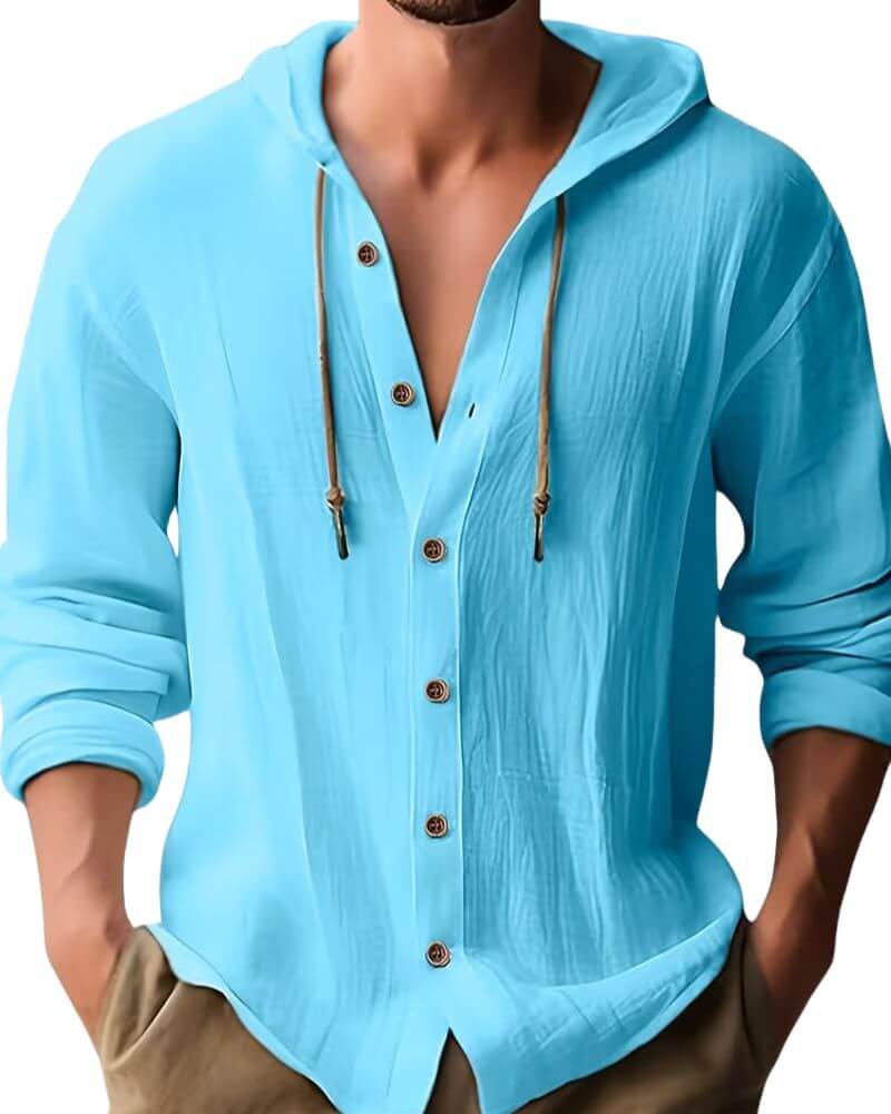 Walter™ | Lightweight Hooded Long Sleeve Shirt
