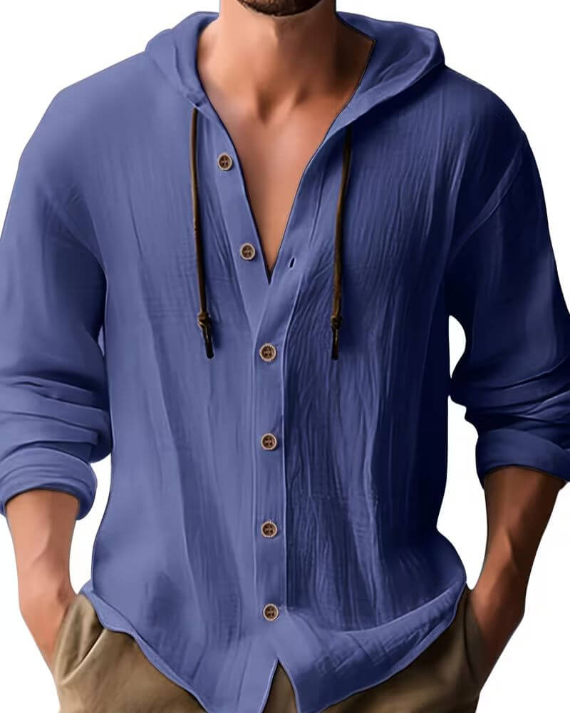 Walter™ | Lightweight Hooded Long Sleeve Shirt