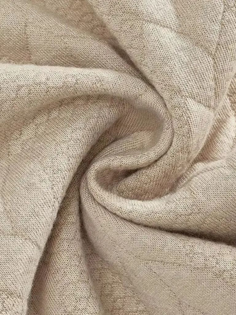 Essential Henley High Collar Quarter Zip Pullover