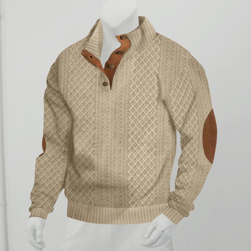 Men's Outdoor Casual Stand Collar Long Sleeve