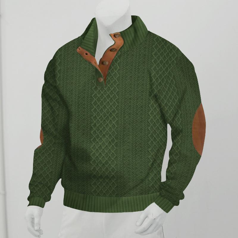 Men's Outdoor Casual Stand Collar Long Sleeve