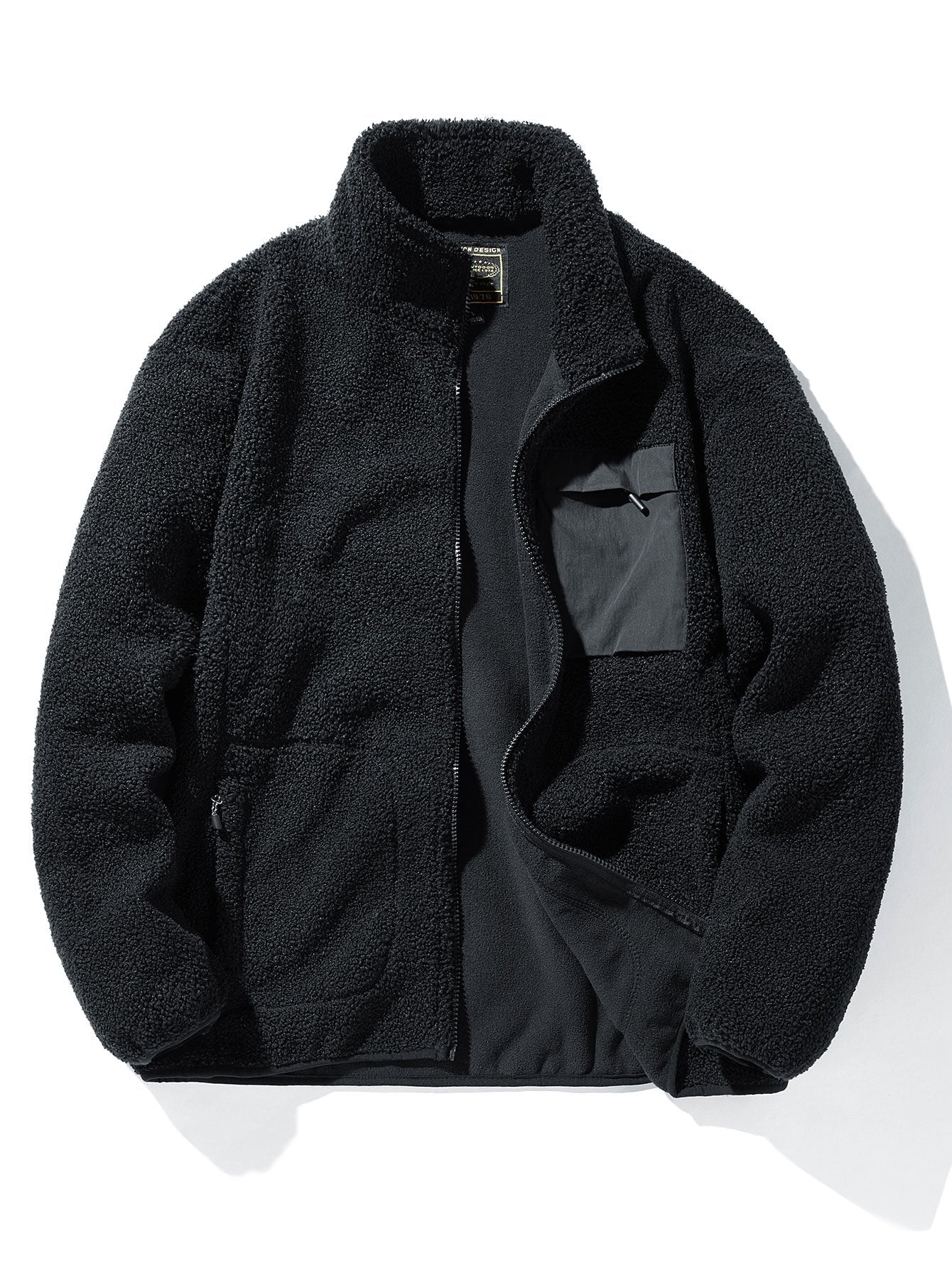 Easton | Teddy Fleece Zip Up Coat